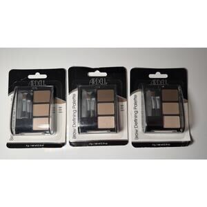 SET OF 3 ARDELL Brow Defining Palette Light Pressed Powder Defined Effect